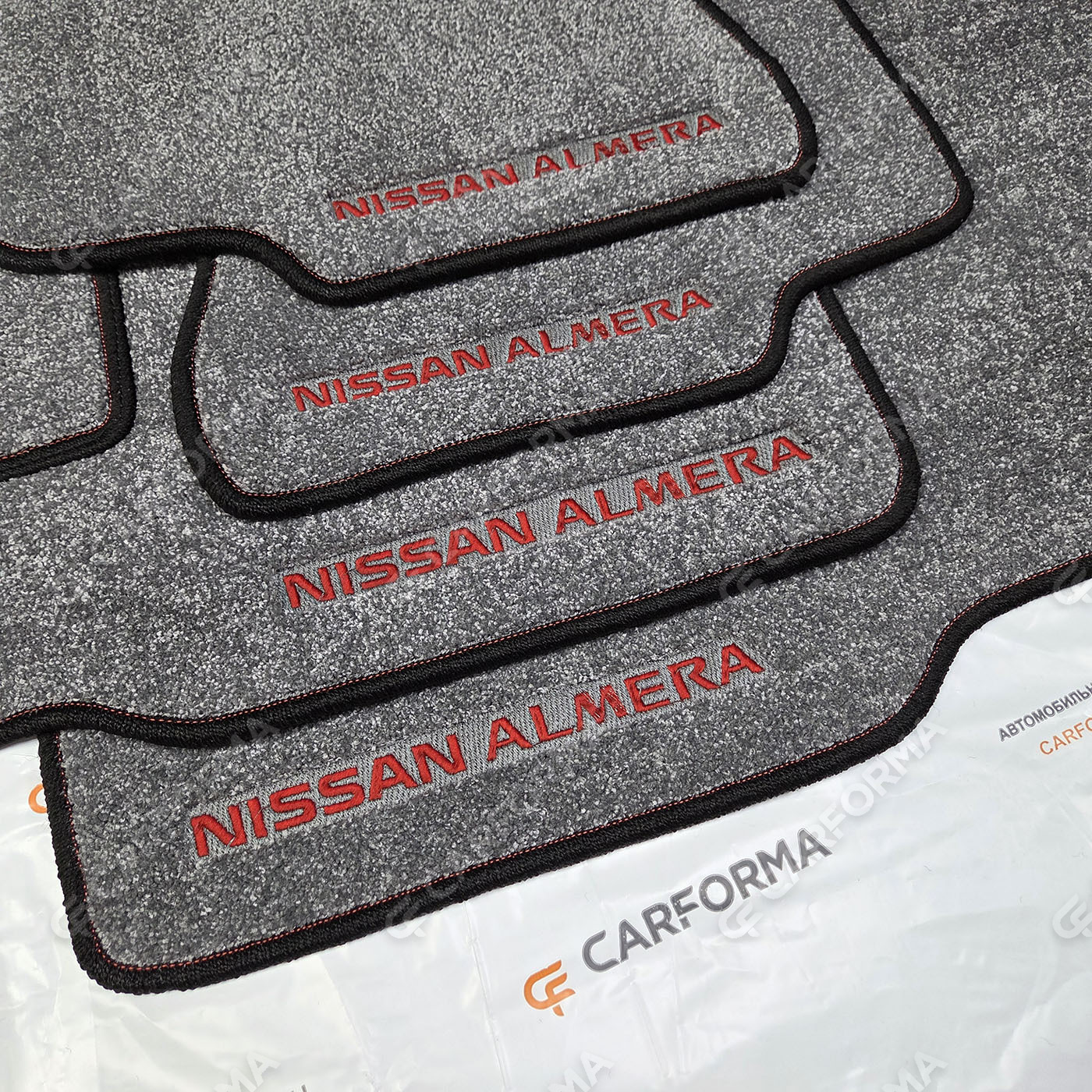 Ворсовые коврики на Nissan Almera Classic (B10) 2006&nbsp;-&nbsp;2013 в Мытищах