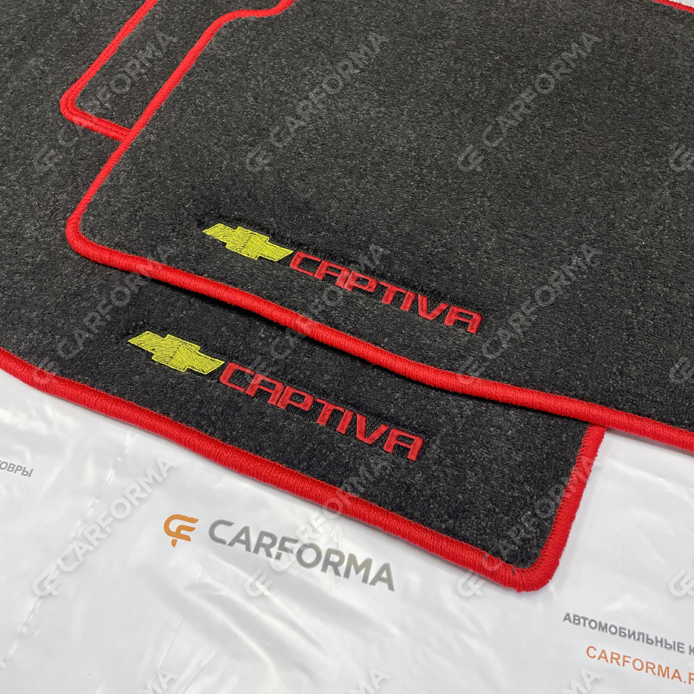 Ворсовые коврики на Chevrolet Captiva 2006&nbsp;-&nbsp;2016 в Мытищах