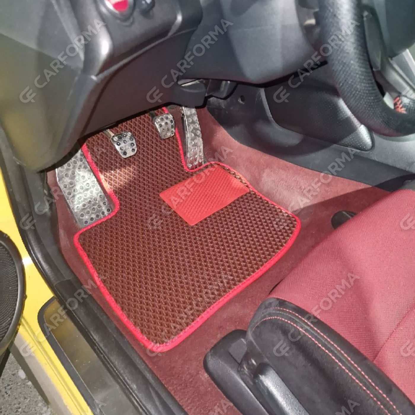 Ворсовые коврики на Honda Civic VIII 3d 2006&nbsp;-&nbsp;2011 в Мытищах