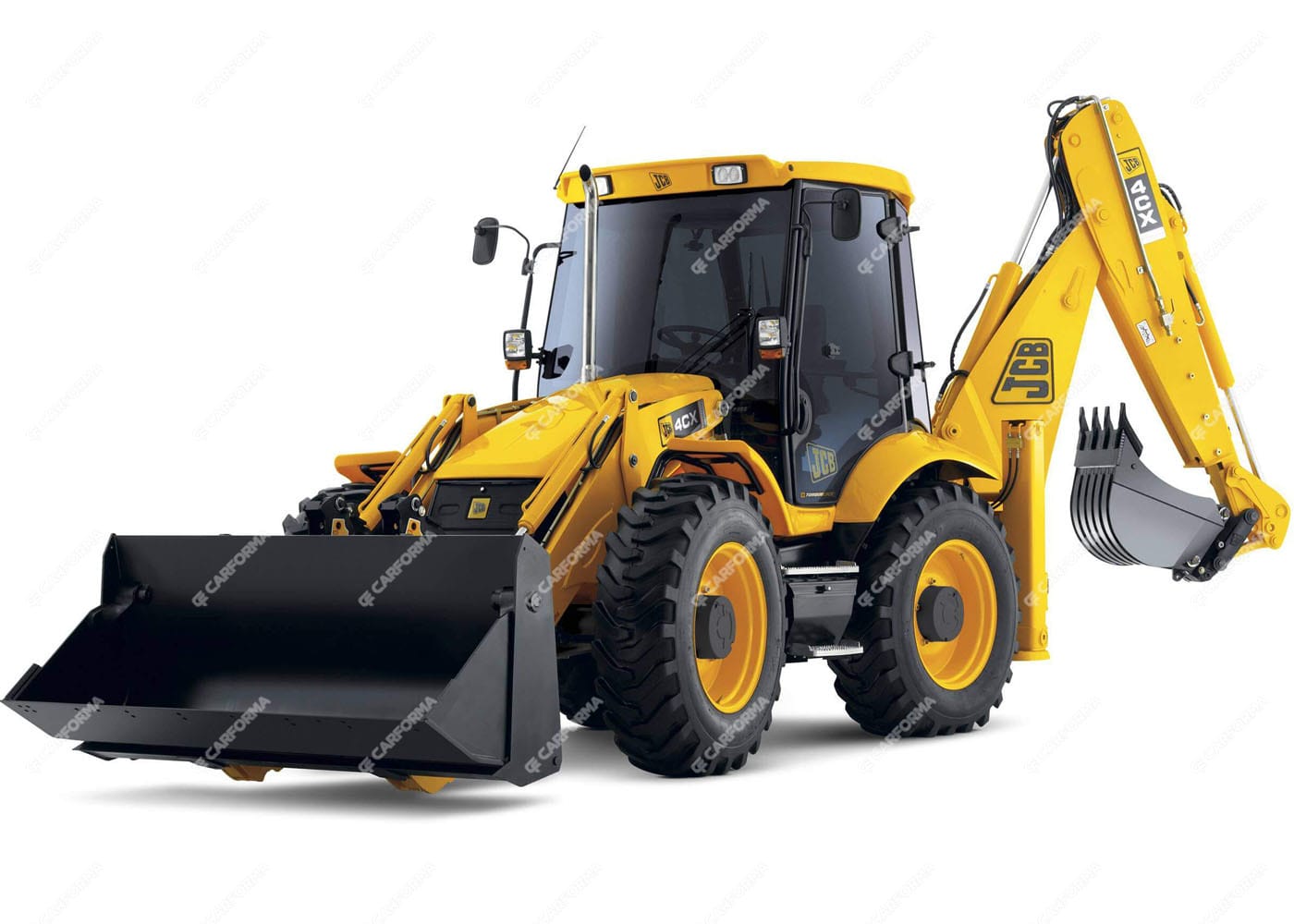 Ворсовые коврики на Спецтехника Экскаватор-погрузчик JCB 4CX 