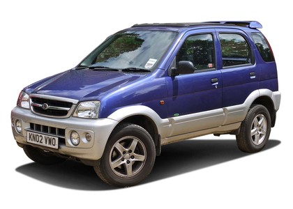 Ворсовые коврики на Daihatsu Terios I 1997 - 2006 в Мытищах