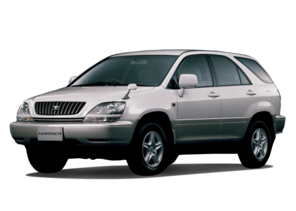 Ворсовые коврики на Toyota Harrier I 1997 - 2003 в Мытищах