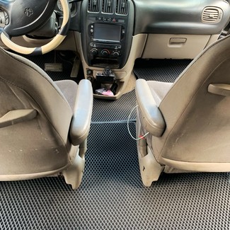 Ворсовые коврики на Dodge Grand Caravan (RG) 2000 - 2007 в Мытищах