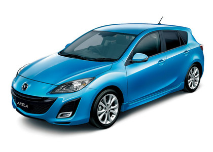 Ворсовые коврики на Mazda Axela II 2009 - 2013 в Мытищах