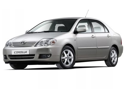 Ворсовые коврики на Toyota Corolla (E12) 2000 - 2007 в Мытищах