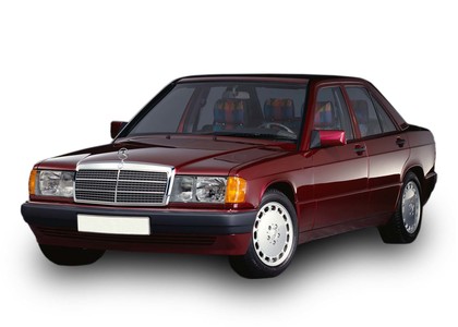 Ворсовые коврики на Mercedes 190 (W201) 1982 - 1993 в Мытищах