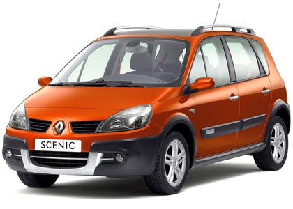 Ворсовые коврики на Renault Scenic II 2003 - 2010 в Мытищах