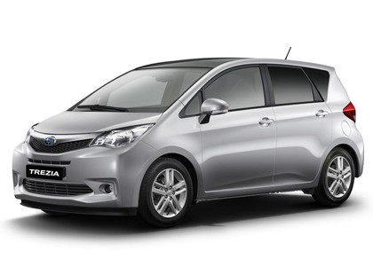 Ворсовые коврики на Subaru Trezia 2010 - 2016 в Мытищах