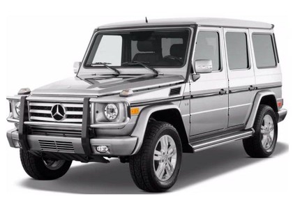 Ворсовые коврики на Mercedes G (W463) рестайлинг 2001 - 2018 в Мытищах
