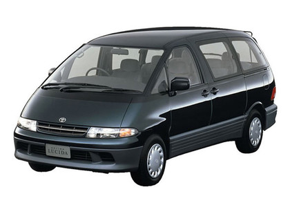 Ворсовые коврики на Toyota Estima Emina (Lucida) 1990 - 2000 в Мытищах