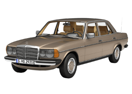 Ворсовые коврики на Mercedes W123 1975 - 1986 в Мытищах
