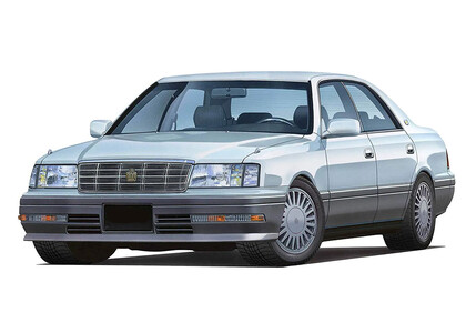 Ворсовые коврики на Toyota Crown (S150) 1995 - 2001 в Мытищах