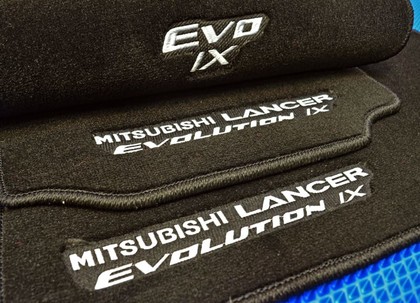 Ворсовые коврики на Mitsubishi Lancer Evolution IX 2005 - 2007 в Мытищах