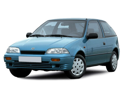 Ворсовые коврики на Suzuki Swift II Европа 1989 - 2004 в Мытищах