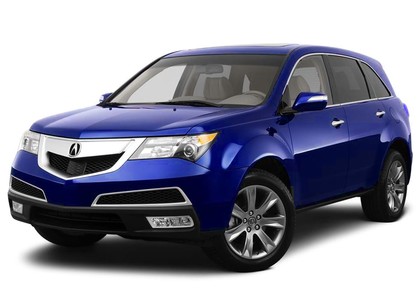 Ворсовые коврики на Acura MDX II 2006 - 2013 в Мытищах