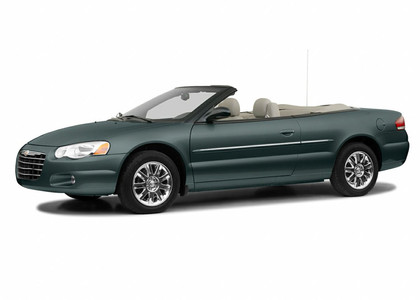 Ворсовые коврики на Chrysler Sebring II Cabrio 2000 - 2006 в Мытищах