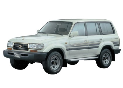 Ворсовые коврики на Toyota Land Cruiser 80 1990 - 1997 в Мытищах
