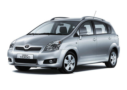 Ворсовые коврики на Toyota Corolla Verso 2004 - 2010 в Мытищах
