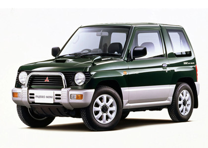 Ворсовые коврики на Mitsubishi Pajero Mini I 1994 - 1998 в Мытищах