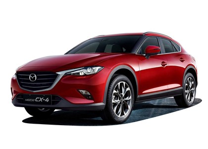 Ворсовые коврики на Mazda CX4 2016 - 2025 в Мытищах