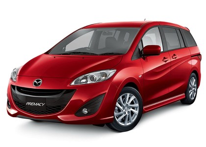 Ворсовые коврики на Mazda Premacy III 2010 - 2018 в Мытищах