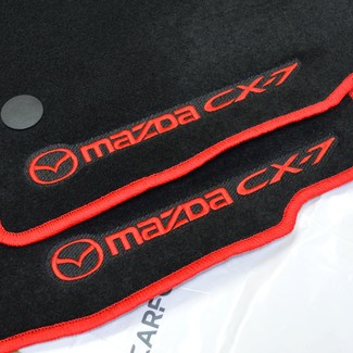 Ворсовые коврики на Mazda CX7 2006 - 2012 в Мытищах