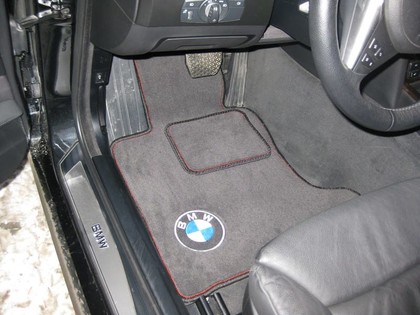 Ворсовые коврики на BMW 5 (E60/E61) 2003 - 2010 в Мытищах