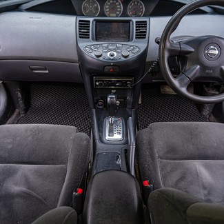 Ворсовые коврики на Nissan Primera (P12) 2001 - 2008 в Мытищах