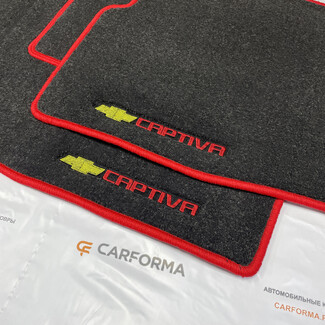 Ворсовые коврики на Chevrolet Captiva 2006&nbsp;-&nbsp;2016 в Мытищах