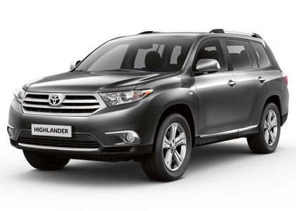 EVA коврики на Toyota Highlander II 2007 - 2013 в Мытищах