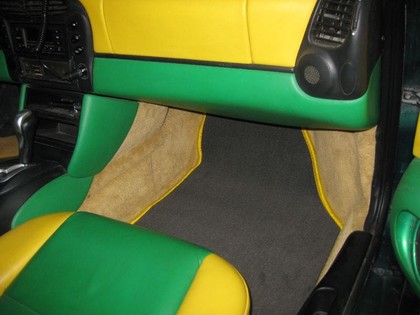 Ворсовые коврики на Porsche Boxster (986) 1996 - 2004 в Мытищах