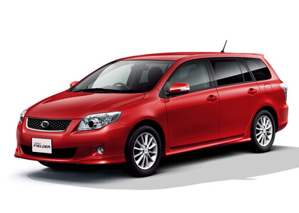 Ворсовые коврики на Toyota Corolla Fielder (E14) 2006 - 2012 в Мытищах