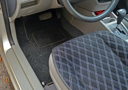 Ворсовые коврики на KIA Cerato I 2004 - 2008 в Мытищах