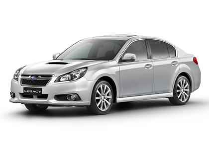 Ворсовые коврики на Subaru Legacy V 2009 - 2015 в Мытищах
