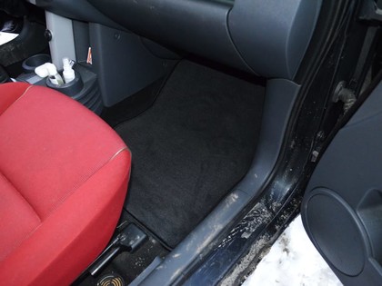 Ворсовые коврики на Mitsubishi Colt VI 2002 - 2012 в Мытищах