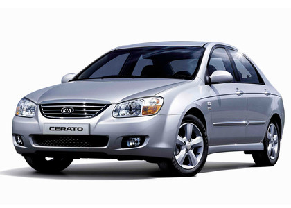 Ворсовые коврики на KIA Cerato I 2004 - 2008 в Мытищах