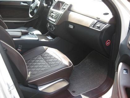 Ворсовые коврики на Mercedes ML (W166) 2011 - 2015 в Мытищах