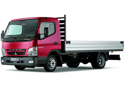Ворсовые коврики на Mitsubishi Fuso Canter VII широкая кабина 2002 - 2017 в Мытищах