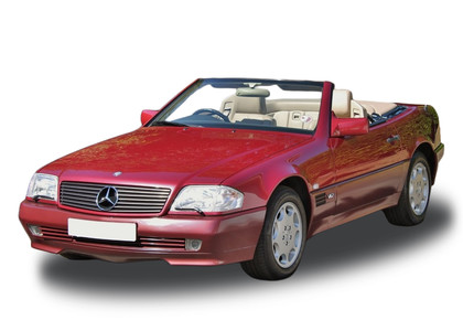 Ворсовые коврики на Mercedes SL (R129) 1989 - 2002 в Мытищах