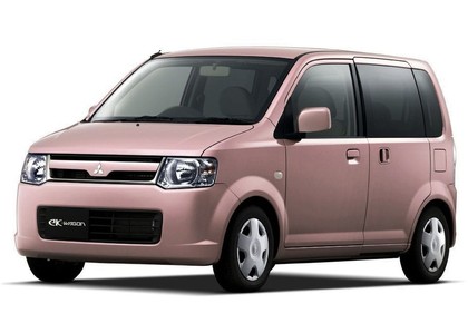 Ворсовые коврики на Mitsubishi eK Wagon II 2006 - 2013 в Мытищах