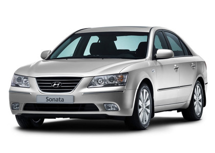 Ворсовые коврики на Hyundai Sonata 5 (NF) 2004 - 2010 в Мытищах