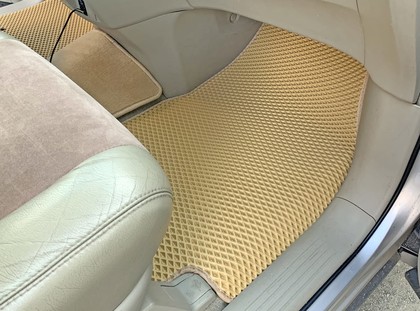 Ворсовые коврики на Toyota Previa (XR30, XR40) 2000 - 2007 в Мытищах