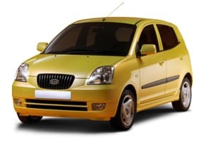 Ворсовые коврики на KIA Picanto I 2004 - 2011 в Мытищах