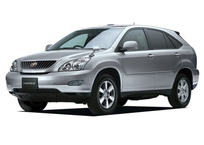Ворсовые коврики на Toyota Harrier II 2003 - 2013 в Мытищах