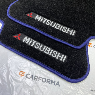 Ворсовые коврики на Mitsubishi Pajero Mini I 1994 - 1998 в Мытищах