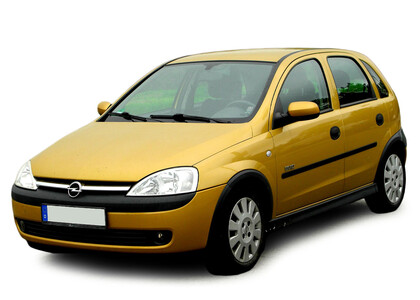 Ворсовые коврики на Opel Corsa C 2000 - 2006 в Мытищах