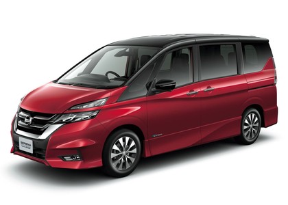 Ворсовые коврики на Nissan Serena (C27) E-Power 2016 - 2022 в Мытищах