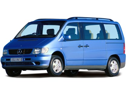 Ворсовые коврики на Mercedes Vito (W638) 1996 - 2003 в Мытищах