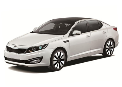 Ворсовые коврики на KIA Optima I 2010 - 2016 в Мытищах