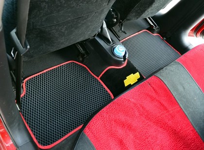 Ворсовые коврики на Chevrolet Aveo I 2002 - 2012 в Мытищах